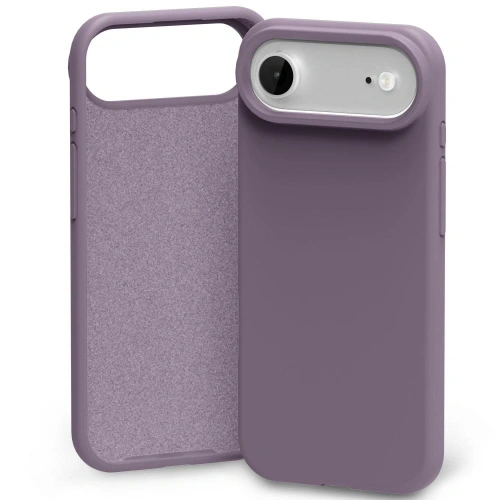 Etui Mercury Silicone w kolorze fioletowym, idealnie dopasowane do Apple iPhone Air, prezentujące miękki silikonowy materiał.