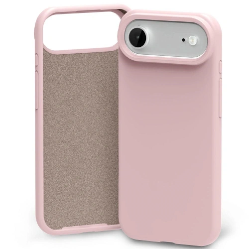 Etui Mercury Silicone w kolorze różowo-piaskowym, idealne do Apple iPhone Air, wykonane z elastycznego silikonu.