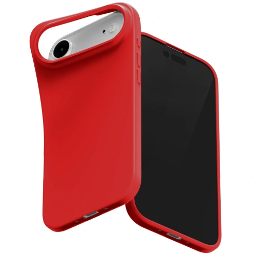 Etui Mercury Soft w kolorze czerwonym, wykonane z materiału TPU, idealne do Apple iPhone Air.