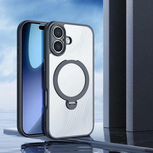 Zbliżenie na hybrydowy materiał etui Dux Ducis Aimo Mag