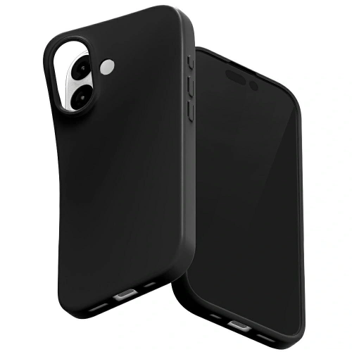 Etui Mercury Soft w kolorze czarnym, idealnie dopasowane do Apple iPhone 17, wykonane z elastycznego materiału TPU.