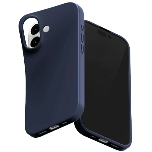 Etui Mercury Soft w kolorze niebieskim, wykonane z TPU, idealnie dopasowane do Apple iPhone 17.