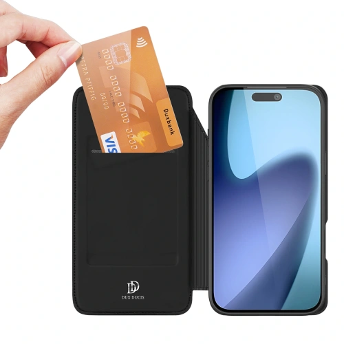 Etui Dux Ducis zamontowane na Apple iPhone Air, idealne dopasowanie