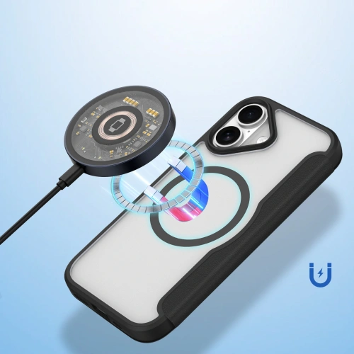 Etui z klapką Dux Ducis, otwarte, prezentujące wnętrze etui.