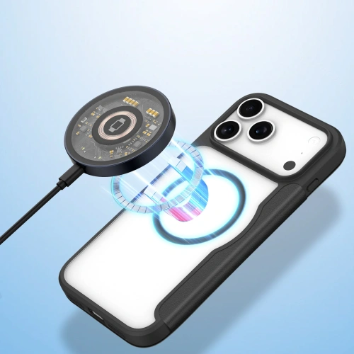 Etui Dux Ducis Skin X Pro MagSafe na iPhone 17 Pro Max, z widocznym logo producenta