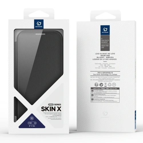 Etui Dux Ducis z klapką, idealnie dopasowane do Apple iPhone Air