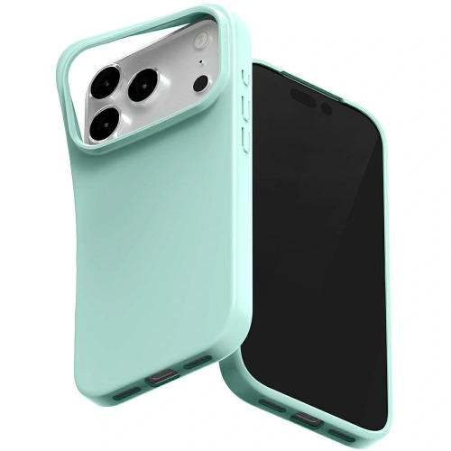 Etui Mercury Soft w miętowym kolorze, wykonane z elastycznego materiału TPU, idealne do Apple iPhone 17 Pro.