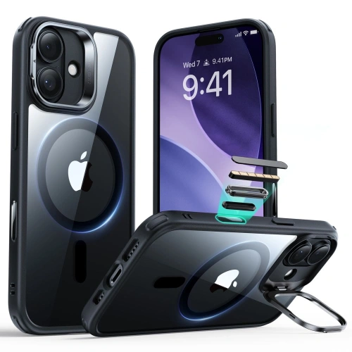 Etui ESR Classic Hybrid Kickstand MagSafe w kolorze przezroczystym, idealne do Apple iPhone 17