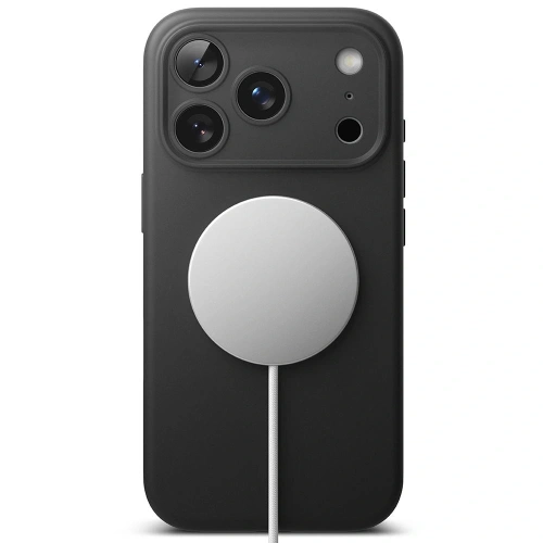 Etui Ringke z wycięciami na porty, zapewniające pełny dostęp do funkcji telefonu.