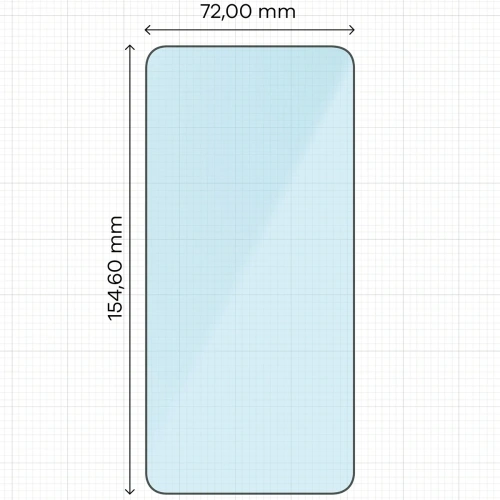 Zestaw szkła hartowanego 2.5D, zapewniający maksymalną ochronę przed zarysowaniami.