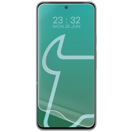 Folia ochronna Bizon Glass Hydrogel Front na ekranie telefonu Google Pixel 8, idealnie dopasowana.