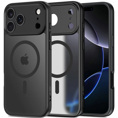 Etui Tech-Protect BasicMag MagSafe w kolorze matte black, idealne do Apple iPhone 17 Pro Max