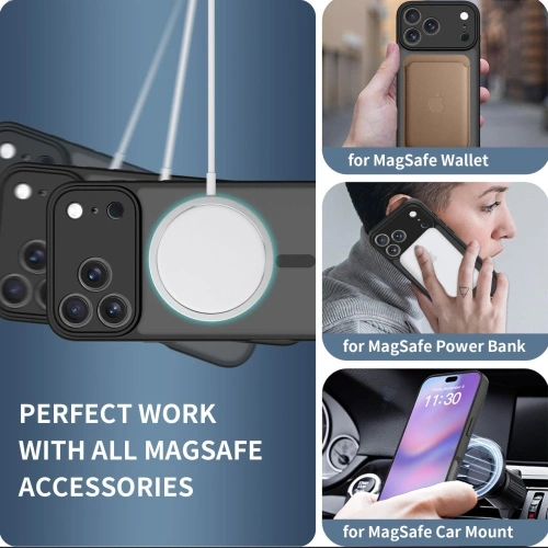 Etui Tech-Protect BasicMag na tle minimalistycznym, doskonałe dla iPhone 17 Pro Max