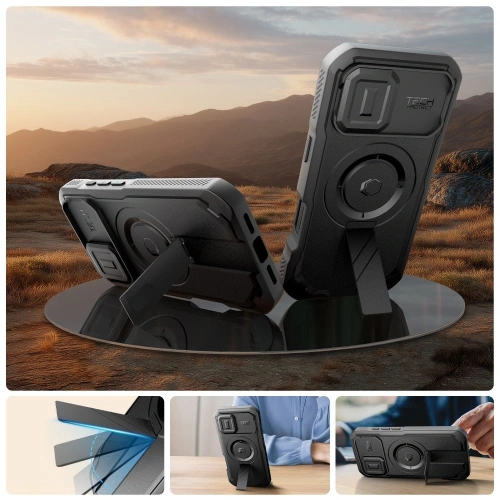 Widok z boku etui Tech-Protect Kevlar z wycięciami na porty