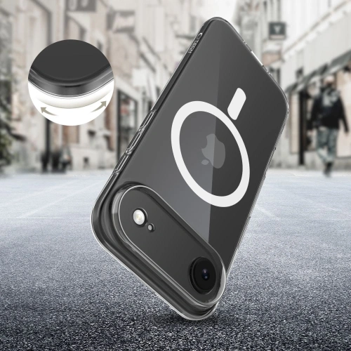 Etui Tech-Protect FlexAir z funkcją MagSafe, idealne do bezprzewodowego ładowania.