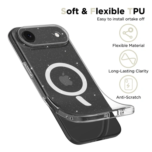 Etui Tech-Protect zamontowane na Apple iPhone, podkreślające jego design.