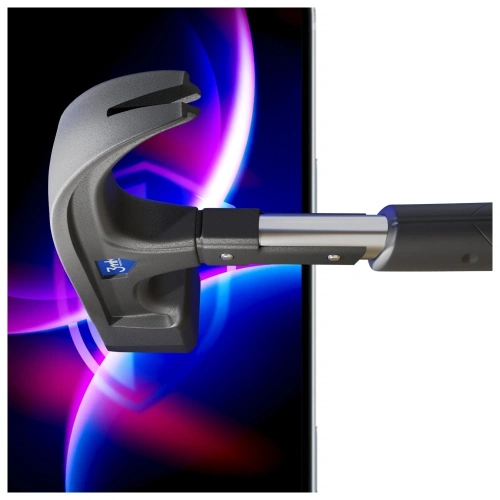 Szkło hybrydowe 3MK StratCore700 z bliska, ukazujące jego strukturę.