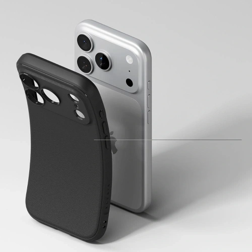 Widok z boku etui Ringke Onyx, podkreślający smukły design i precyzyjne wycięcia.