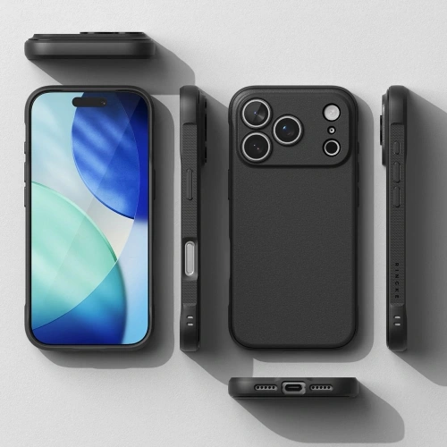 Etui Ringke Onyx na tle minimalistycznym, idealne dla nowoczesnych użytkownik&oacute;w.