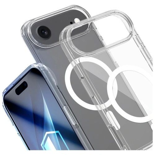 Etui 3MK Armor MagCase zamontowane na Apple iPhone Air, prezentujące jego elegancki wygląd.