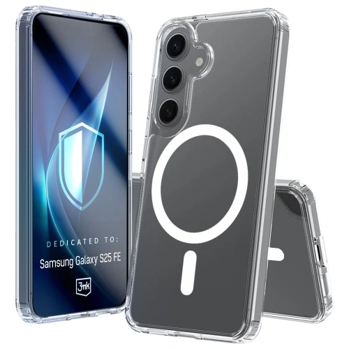 Etui 3mk Armor MagCase do Galaxy S25 FE, wzmocnione narożniki i pierścień magnetyczny