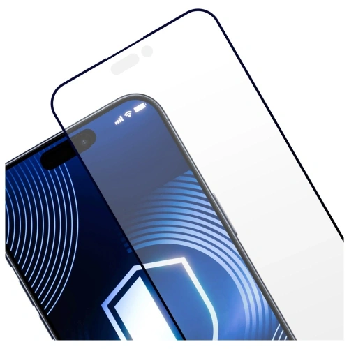 Szkło hartowane 3MK HardGlass Matt Max w zestawie z akcesoriami do aplikacji.