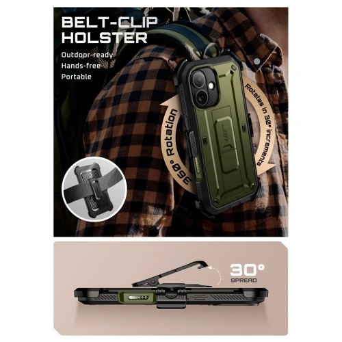 Etui Supcase na Apple iPhone 17, prezentujące doskonałą ochronę telefonu.