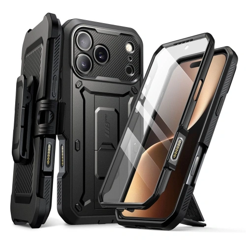 Etui Supcase Unicorn Beetle Pro w kolorze czarnym, idealne dopasowanie do Apple iPhone 17 Pro