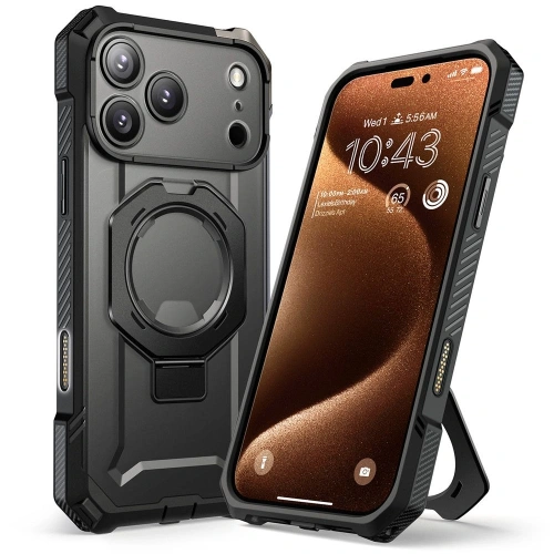 Zbliżenie na etui 360° z hybrydowego materiału, idealne do ochrony telefonu