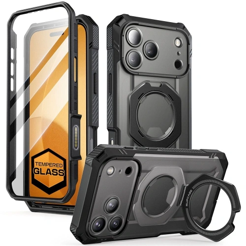 Etui Supcase Unicorn Beetle Grip Pro Mag MagSafe do iPhone 17 Pro Max w kolorze czarnym