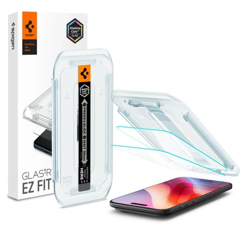 Szkło hartowane Spigen Glas.tr ez Fit do Apple iPhone 17 Air Clear w opakowaniu 2 sztuk