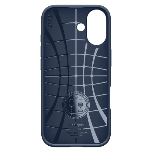 Etui Spigen Liquid Air z boku, prezentujące smukły profil i elegancki design.
