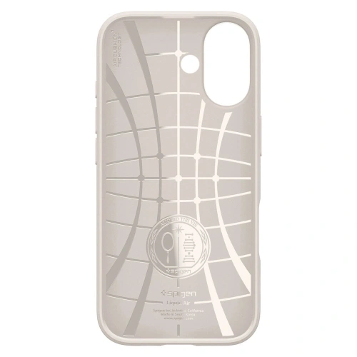 Etui Spigen Liquid Air na tle minimalistycznym, podkreślające jego nowoczesny design.