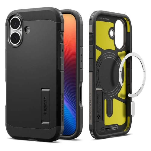 Etui Spigen Tough Armor T Mag MagSafe w kolorze czarnym, idealne do Apple iPhone 17