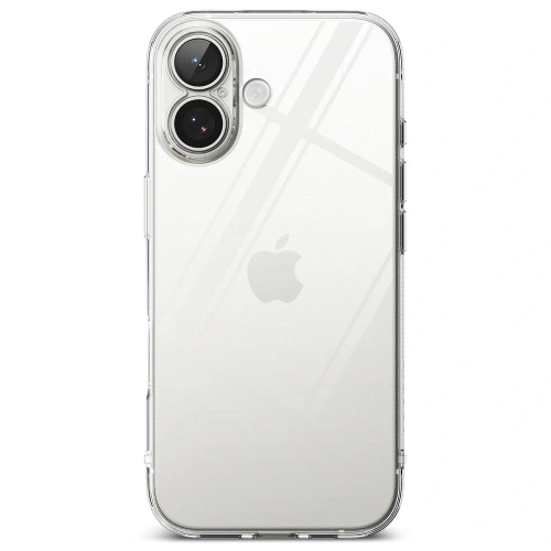 Etui Ringke Air zamontowane na Apple iPhone 17, prezentujące jego smukły design.