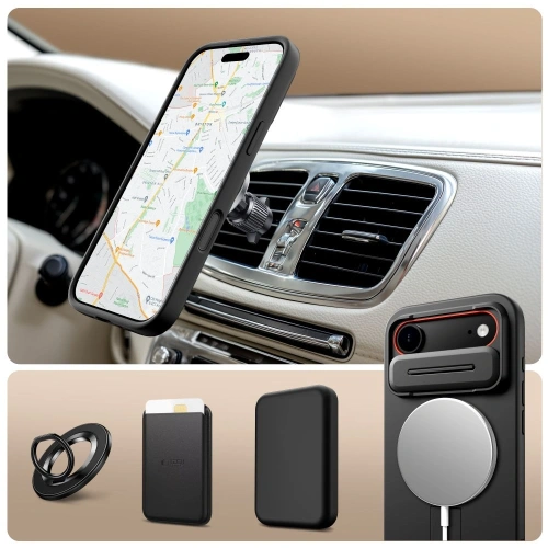 Hybrydowa konstrukcja etui Tech-Protect, łącząca styl i ochronę.