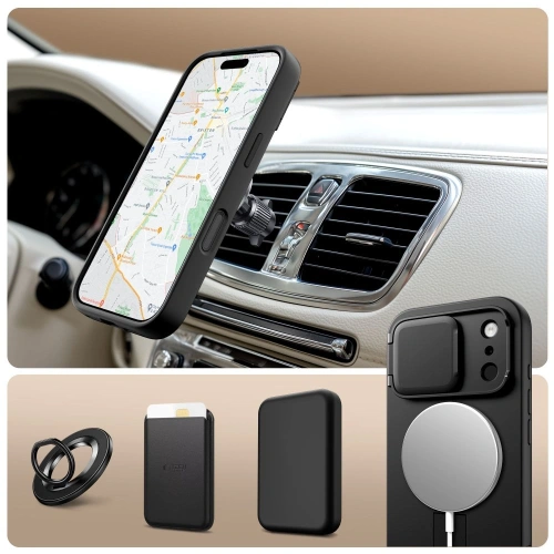 Zbliżenie na materiał etui Tech-Protect Kevlar, podkreślające jego trwałość.