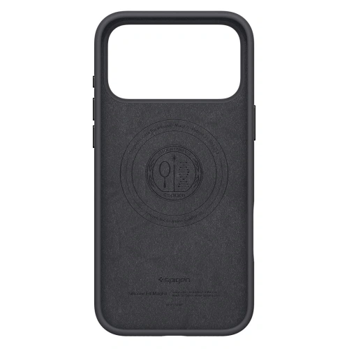 Etui Spigen zamontowane na Apple iPhone 17 Pro Max, prezentujące elegancki design