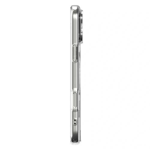 Widok etui Spigen zamontowanego na telefonie, pokazujący jego elegancki design