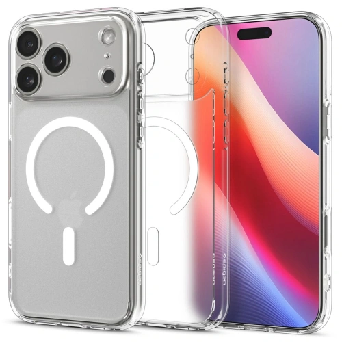 Etui Spigen Ultra Hybrid MagSafe w kolorze Frost White na Apple iPhone 17 Pro Max