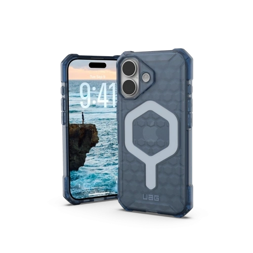 Etui UAG Urban Armor Gear w kolorze cloud blue, idealne do Apple iPhone 17 z technologią MagSafe.