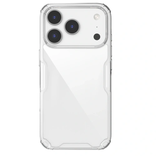 Etui Nillkin Nature TPU Pro w przezroczystym kolorze, idealnie dopasowane do Apple iPhone 17 Pro.