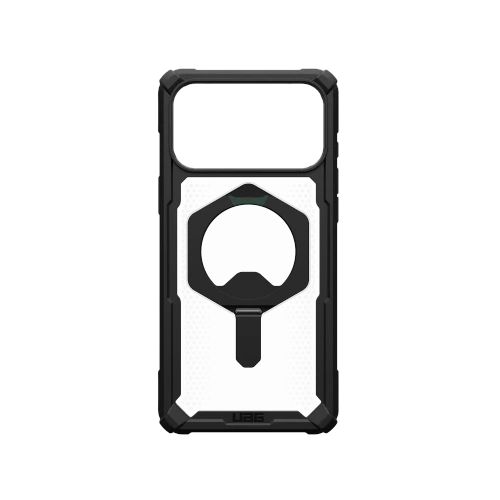 Etui UAG w przezroczystym wykończeniu, podkreślające elegancję iPhone'a 17 Pro Max.