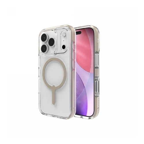 Etui ZAGG Santa Cruz Snap w kolorze przezroczystym, idealnie dopasowane do Apple iPhone 17 Pro.