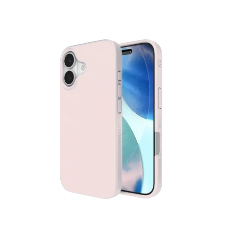 Etui ZAGG Manhattan Snap w kolorze pink blush, idealne dla Apple iPhone 17 z technologią MagSafe.
