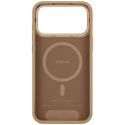 PITAKA Aramid UltraGuard MagSafe Case for Apple iPhone 17 Pro sunset