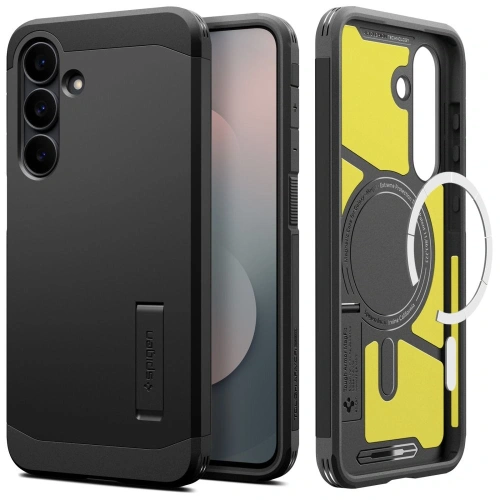 Etui Spigen Tough Armor Mag do Galaxy S25 FE, wysuwana podstawka na tylnej ściance