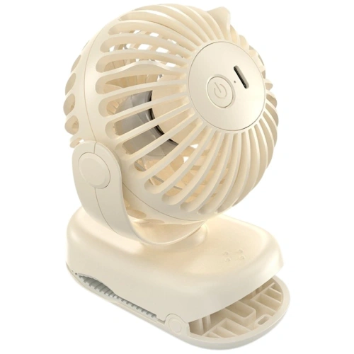 Desk fan AWEI F45 with rotating head and clip