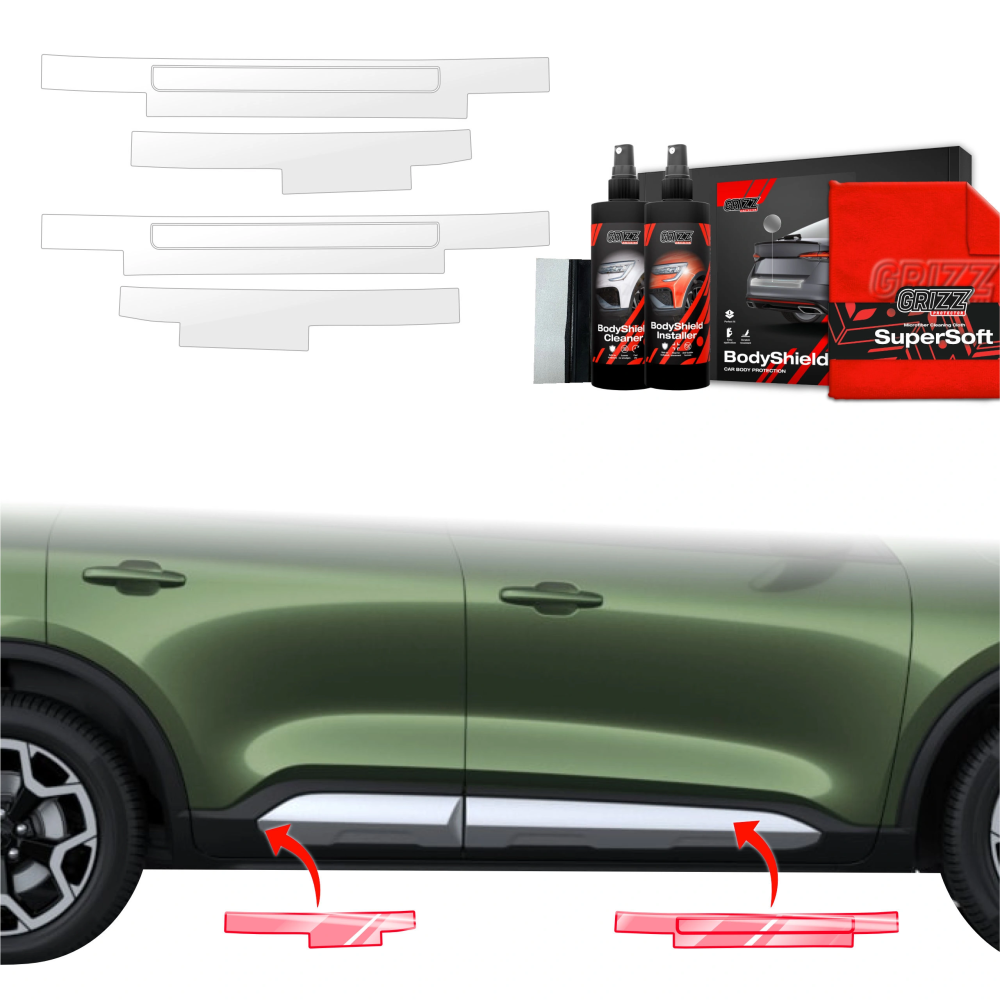 Protective film for thresholds GrizzGlass BodyShield for Ford Kuga 2024-2025 4in1