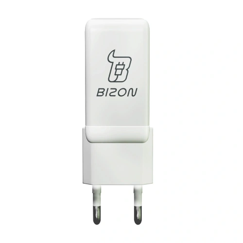 Chargeur Bizon Charger VT-36B 45W - deux ports USB-C dans un boîtier blanc